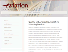 Tablet Screenshot of aircraftseatbelts.com